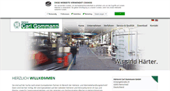 Desktop Screenshot of gommann.de